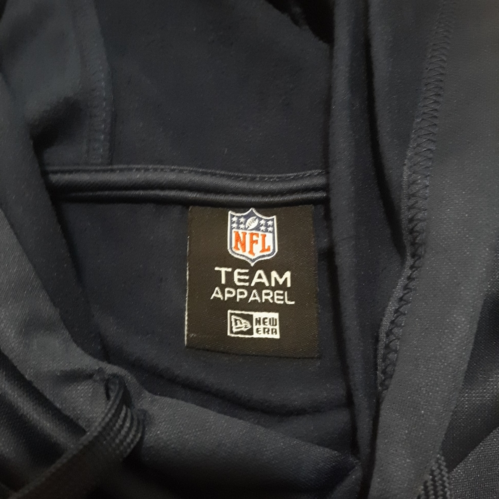 New. New Era Mens New England Patriots Combine Offside Navy Hoodie. Size Large - Picture 6 of 7